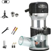 Brushless Electric Trimmer Woodworking Trimming Machine Wood Router Milling Engraving Slotting Machine Fit Dewalt 18V Battery