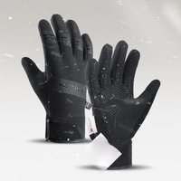 AliExpress Kyncilor Cycling Gloves Winter Touch Screen Motorcycle Gloves Outdoor Scooter Windproof Riding Ski Gloves Warm Bike Gloves Black Cycling