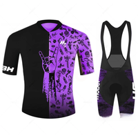 AliExpress NONE Breathable Quick Drying 2026 Cycling Jersey Set Summer Clothing MTB Bike Clothes Uniform Maillot Ropa Ciclismo Man Bicycle Suit