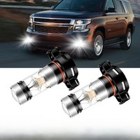 2PCS For Chevy forChevrolet Tahoe 2007 2008 2009-2015 Car LED Front Fog Light Bulbs Lamps 5202 H16 6000K Error Free Accessories
