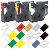 6/9/12mm 45013 Tape Compatible for Dymo D1 45013 45010 45018 45023 45024 40913 43613 Label Tape For Dymo LabelManager 160 280