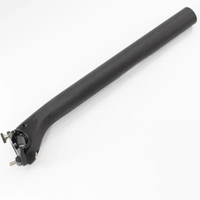 AliExpress NONE New Road bicycle matt UD full carbon fibre bike seatposts Mountain MTB seat post parts 25.4/27.2/30.8/31.6*350/400mm 25mm offset