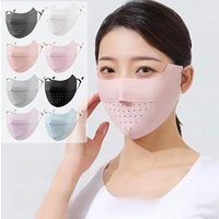 AliExpress Ice Silk Face Mask UPF50+ Uv Sun Protection Summer Adjustable Breathable Men Women Outdoor Running Cycling Sports Mask