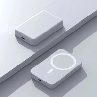 20W 10000mAh Magnetic Wireless Power Bank, Fast Charging MagSafe-Compatible Portable External Battery Pack, Magnetic Phone Backup Charger for iPhone 15 Pro Max, iPhone 16 Pro, Travel Outdoor Home
