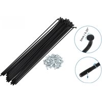 AliExpress X Autohaux Bicycle Spokes 12G 125/134/136/155/160/170/175/183/185mm Length Bike Wheel Spokes Replacment Parts Carbon Steel Black