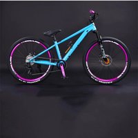 AliExpress 8 Speed Dirt Jump Bike Steel DJ Bikes 26inch Mountain Bicycle High Carbon Steel Frame Double Layer Aluminum Alloy Rim