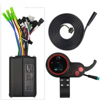 AliExpress 36V 48V 350W 18A FOC Sine Wave Brushless Motor Universal Controller TF-100 LCD Colour Display Set for Electric Scooter Bicycle