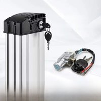 AliExpress NONE E-Bike Battery Lock With 2 Keys Electric Bicycle Charger Power Switch Universal Scooter Motorcycle Accessories High Performance