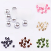 3 4 6 8 10 12 mm NO Hole White Bead Loose Beads ABS Imitation Pearl Beads Plastic Acrylic Beads For Jewelry Making Accessories
