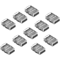 LED Strip Connector 2/3/4/5/6pin Electric Extension Wire Connector For 5050 RGB LED Strip Lights To Wire Connection Use