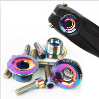 AliExpress NONE M15/M18/M20 Crank Cover Screw Cap M20 MTB Crankset Cover Aluminum Road Bike Crankset Arm Bolt Mountain Bike Parts Accessories