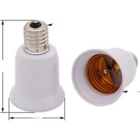 E17 Lamp Socket E17 to E27 LED Halogen CFL Light Bulb Lamp Adapter