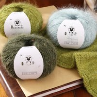 50g Sequins Mohair Yarn Gold silver silk Sequin Yarn DIY Hand Knitting for woman Baby Thin sweater knit shirt scarf Hat Yarn
