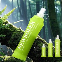 AliExpress NONE NEWBOLER TPU Silicone Soft Water Bottle Outdoor Sport Running Bicycle Camping Climbing Soft Flask BPA Free Portable Water Bag 