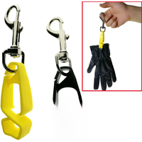 AliExpress Diving Cycling Portable Gloves Keeper Towel Helmet Guard Carry Clip Holder with Snap Hook