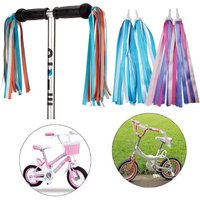 AliExpress 2pcs 30cm Colorful Bike Bicycle Cycling Tricycle Handlebar Tassels Kids Girls Boys Handlebar Streamers Tassels