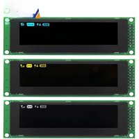 1 Piece NEW OLED Display 2.8" 256*64 25664 Dots Graphic LCD Module Display Screen LCM Screen SSD1322 Controller Support SPI