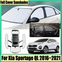 For Kia Sportage QL 2016 2017 2018 2019~2021 Full Coverage Sunshade Car Covers Window Shade Sun Visor Privacy Blocks Accessories