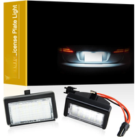 12V LED Number Plate Lamp For Smart Roadster 452 2003 2004 2005 2006 White License Plate Light Assembly