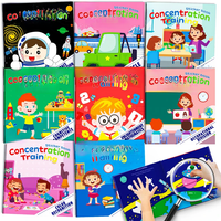 Children's Sticker Book Early Education Cartoon Animal Cognitive Puzzle Sticker Toys Educational Montessori Toys for Kids 3-6
