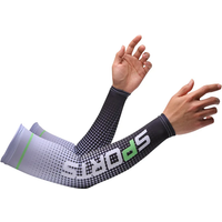 AliExpress HKXY GLOVES Sport Ice Arm Sleeves for Men Cycling UV Solar Cuff Breathable Summer Sun Protection Arm Cover Print Anti-Sunburn Long Sleeve