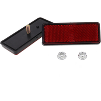 AliExpress Nowhat 2Pcs Light Rear Reflector for ATV Motorcycle Dirt Bike Scooter Quad Red Rectangle Reflector Sticker