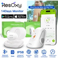 Yuwell CGM Continuous Glucose Monitor 24h Real-time Blood Sugar Test No Finger Pricking Real-time Dynamic Blood Glucose Track