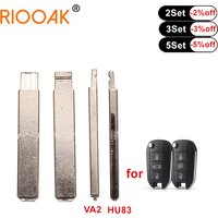 10pcs Uncut HU83 VA2 Remote Car Key Blade for Peugeot 508 208 2008 308 3008 5008 Citroen C3 C4 C4L