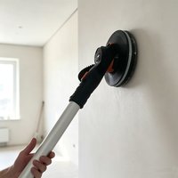 Polska elektryczna szlifierka do płyt gipsowo-kartonowych 400W, maszyna do szlifowania ścian z oświetleniem LED, szlifierka do ścian do prac remontowych i budowlanych w domu.
