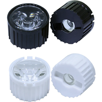 High Power 1W 3W 5W LED Lens 20MM PMMA Lenses With Bracket Reflector10 30 45 60 90 120degree Reflector Collimator Convex Optical