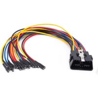 Car OBD2 Male 16Pin Welding free Terminal Male OBD 4Pin Can Line DIY OBDII Connector Jumper Adapter