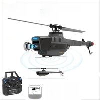 Black Hornet C128 RC Helicopter 4 Propellers 1080P Camera 6 Axis Electronic Gyroscope Air Pressure for Height Vs C186 RC Drone