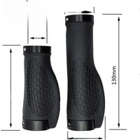 AliExpress SHIZIWANGRI PE Rubber MTB Bike Grips Handlebar Cover Rubber Soft Anti-Skid Bicycle Grip Alloy Lock Bar BMX Handle Cuffs Cycling Accessories
