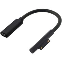 Laptop4 3 2 1 15V 3A Surface Connect to Type C PD Fast Charging Cable, Compatible for Microsoft Surface Pro 8 7 6 5 4 3 Go3 2 1