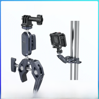 SmallRig Aluminum Super Clamp with Double Ball Head Magic Arm 1/4"-20 Threaded Holes for Gopro/DSLR Mount Camera Monitor Light