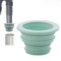 Sewer Deodorizing Seal Ring Washing Machine Drain Pipe Sealing Plug Wash Basin Silicone Kitchen Deodorizing Cover Sealing Plug