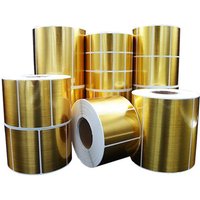 1Roll Waterproof PET Sticker Brushed Gold Self-adhesive Label Barcode Print Stickers Thermal Transfer Printer with Resin Ribbon