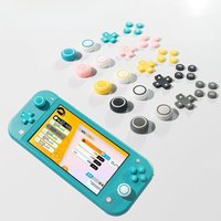 Thumb Grips for Nintendo Switch Lite Silicone Rocker Cap Button Sticker Set Rocker Protector for Funda Nintendo Switch OLED