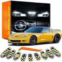 ZITWO Car Accessories LED Bulb Interior Dome Map Light Kit For Chevrolet Chevy Corvette C4 C5 C6 1984- 2009 2010 2011 2012 2013