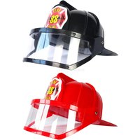 Kids Fireman Hat Trendy Party Gear Boy Girl Fire Safety Cap for Children Firefighting Helmet Fire Hat Sturdy