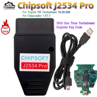 Chipsoft J2534 Pro ChipLoader 1.97.7 for Toyota TIS Techstream 2 in 1 Scanner Car Diagnostic Tool J2534 Programming OBD Scanner