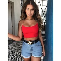 2025 Sexy Women Vest Crop Top Sleeveless Tanks Beach Women Sports Tank Tops Bodycon Party Backless Spaghetti Straps Clubwear