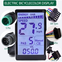 UART2 M5 Electric Bike LCD Display Screen E-Bike Speedometer Screen Panel Electric Scooter Bicycle Ebike Accessories