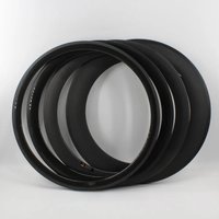 AliExpress NONE Newest lightest 700C 38 50 60 88mm tubular rims Road bicycle 3K UD 12K T800 full carbon fibre bike wheelset rims 23 25mm width