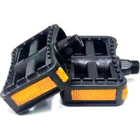AliExpress perfeclan Electric Pedals with Side Reflectors Universal Flat Wide Anti-Skid Foot Plat Portable Electric Bike Pedals Outdoor Replaces Part