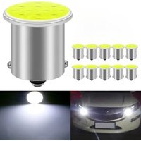 1/4/10 PCS P21W 1156 BA15S 1157 BAY15D COB LED Bulbs Turn Signal Lights 12V 7000K White Car Reverse Backup Parking Brake Lamps
