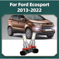 2Pcs Led Car Fog Lamp for Ford Ecosport 2013 2014 2015 2016 2017 2018 2019 2020 2021 2022 Auto Front Fog Light Bulb Canbus
