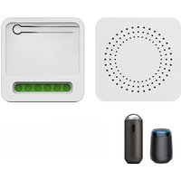 Wifi Mini Smart Switch 16A DIY Light Switch 2 Way Wireless Control Smart Home with Tuya Smart Life Alexa Alice Google Home