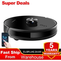 Robot Vacuum Cleaner Liectroux/LILIN X6,Laser System,Multiple-Floor Maps,Restricted Area Setting for Home Carpet Cleaning