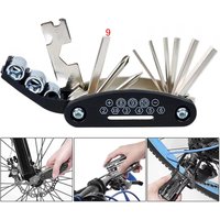 AliExpress NONE 1PC 16 In 1 Tool Combination Portable Multifunctional Tool Bicycle Repair Kit Screwdriver Wrench Kit Outdoor Bicycle Tool Kit
